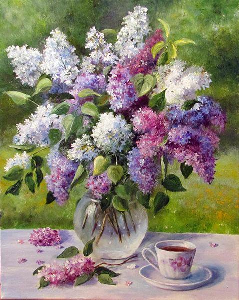 прошел майский дождь - цветы - оригинал