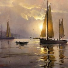 Схема вышивки «Закат»