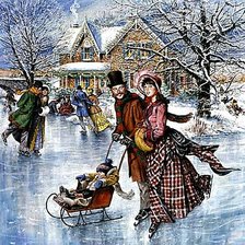 Схема вышивки «на катке»