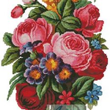 Схема вышивки «Букет»