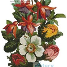 Схема вышивки «Букет»