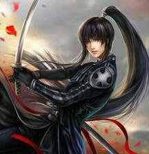 Схема вышивки «воительница»