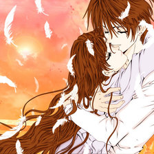 Схема вышивки «двое»