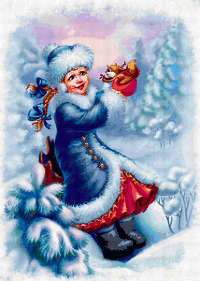 Снегурочка - для детей - предпросмотр