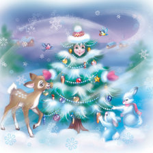 Схема вышивки «Елочка»