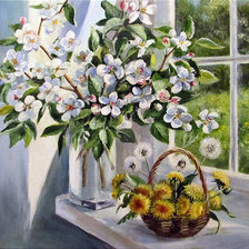 Схема вышивки «Весеннее утро»