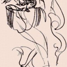 Схема вышивки «танцовщица»