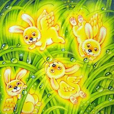 Схема вышивки «Солнечные зайчики»