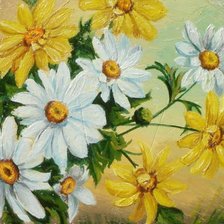 Схема вышивки «Ромашки»