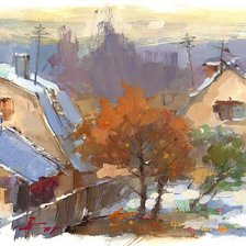 Схема вышивки «Предзимье»