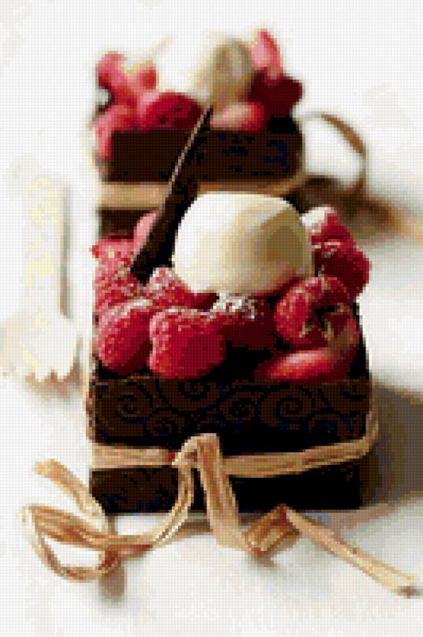 Малиновый десерт - красота, вкусно, десерт, малина, кулинария, еда - предпросмотр