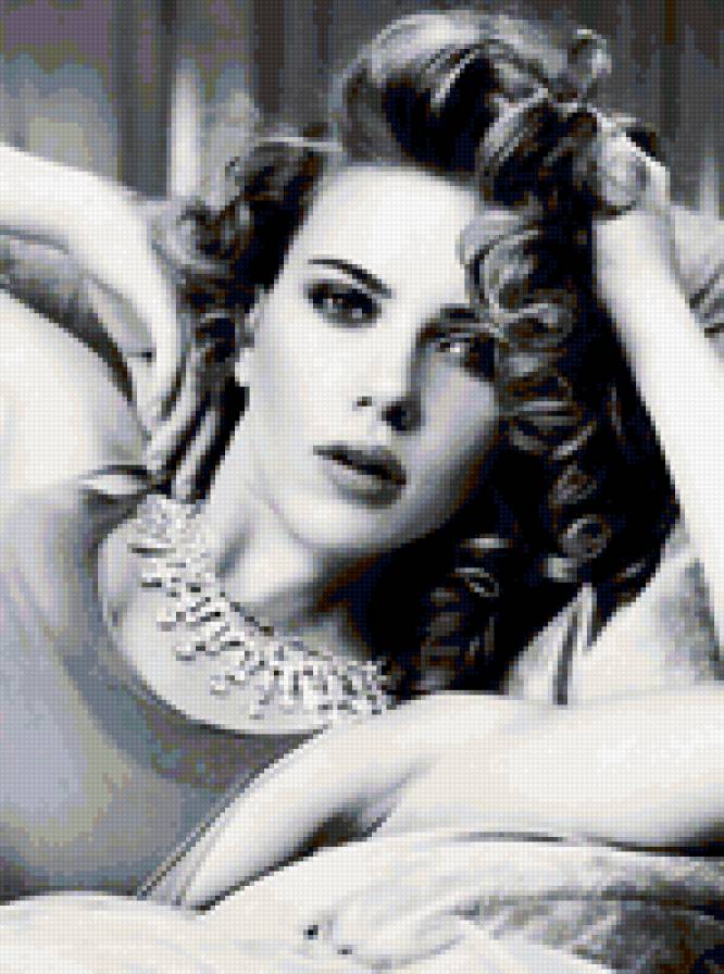 Скарллет Йохансон - актриса, черно-белая картина, красота, женщина - предпросмотр