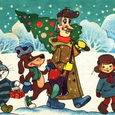 Схема вышивки «Простоквашино»