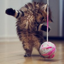 Схема вышивки «Котенок»