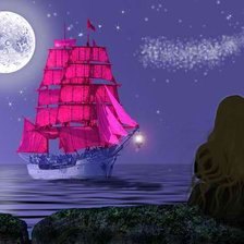 Схема вышивки «Встреча с мечтой (маленькая)»