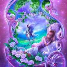 Схема вышивки «Сон»