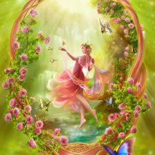 Схема вышивки «Сказочный букет»