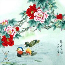 Схема вышивки «Мандаринки»