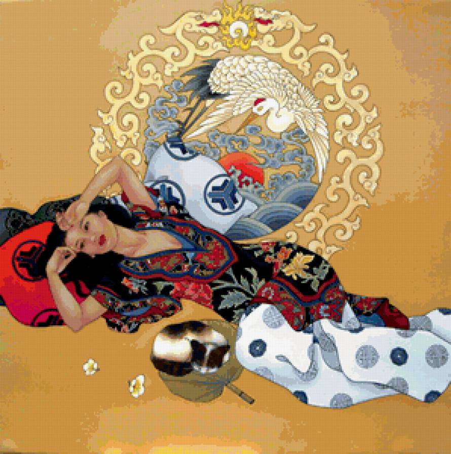 Девушка во сне - китай, девушка - предпросмотр