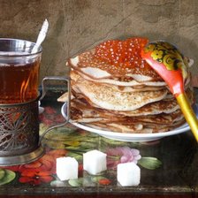 Схема вышивки «Широкая масленница»