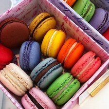 Схема вышивки «Макаронс»