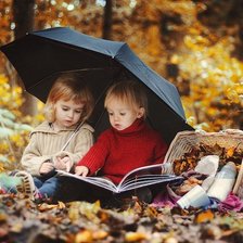 Схема вышивки «Поз зонтом»