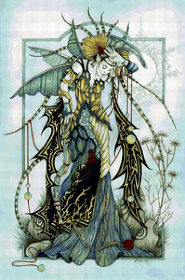 Серия ФЕИ И ЭЛЬФЫ - нимфа, фея, фэнтези - предпросмотр