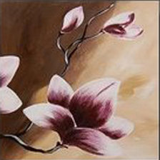 Схема вышивки «Триптих цветок ч3»