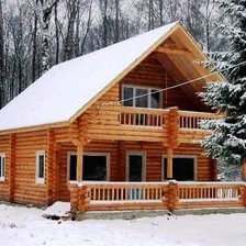 Схема вышивки «домик»