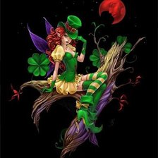 Схема вышивки «эльфийка 1»