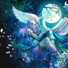 Схема вышивки «эльфийская любовь»