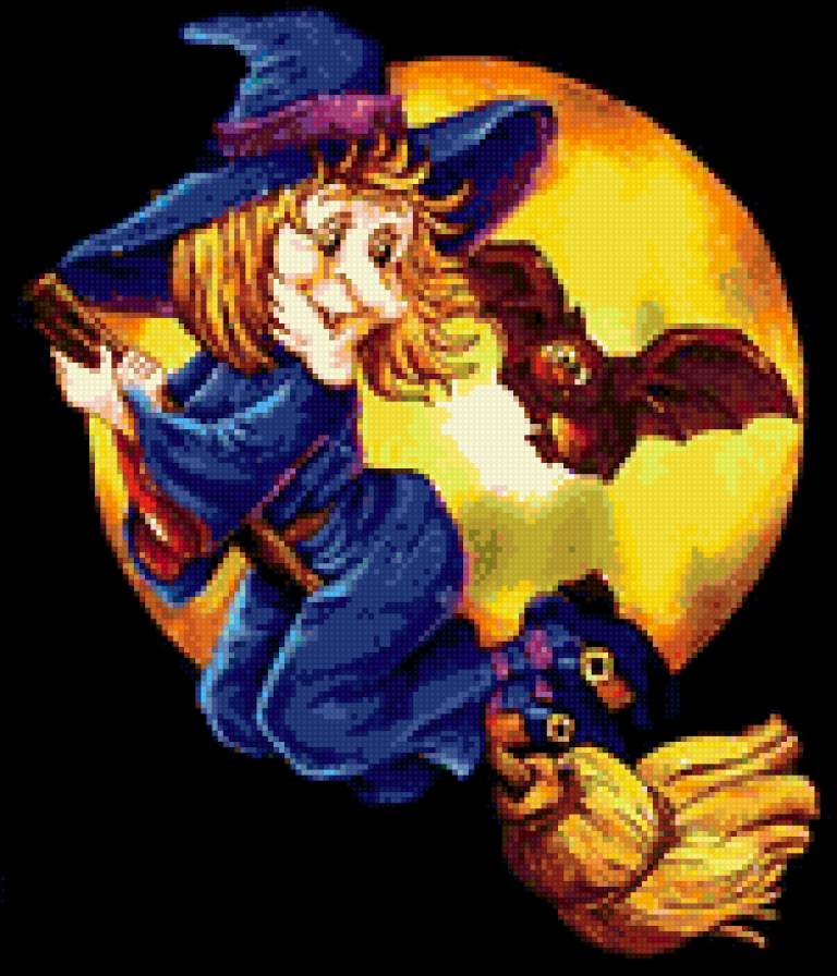 ведьмочка - баба яга, сказка - предпросмотр