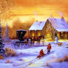 Схема вышивки «рождество»