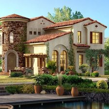 Схема вышивки «особняк»