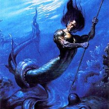 Схема вышивки «тритон»