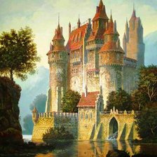 Схема вышивки «замки мира»