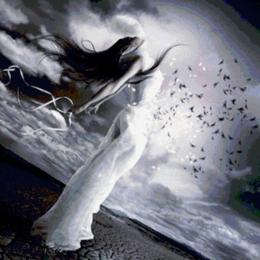 серия "стиль - ангел" - бабочка, фэнтази, стиль, магия, серия, девушка - предпросмотр