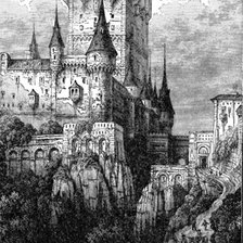 Схема вышивки «замки мира»