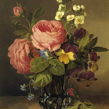 Схема вышивки «Розы»