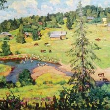 Схема вышивки «лето»