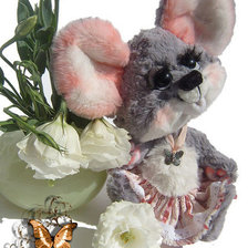 Схема вышивки «Мышка 3»