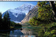 Схема вышивки «горы»