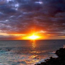 Схема вышивки «Миг заката золотой»