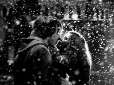 Схема вышивки «С тобой легко, и нас метель заводит,»