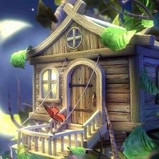 Схема вышивки «Домик»