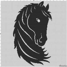 Схема вышивки «Монохром»