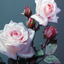 Схема вышивки «розы»