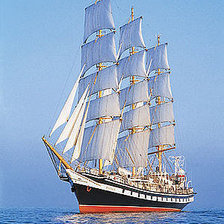 Схема вышивки «парусник»