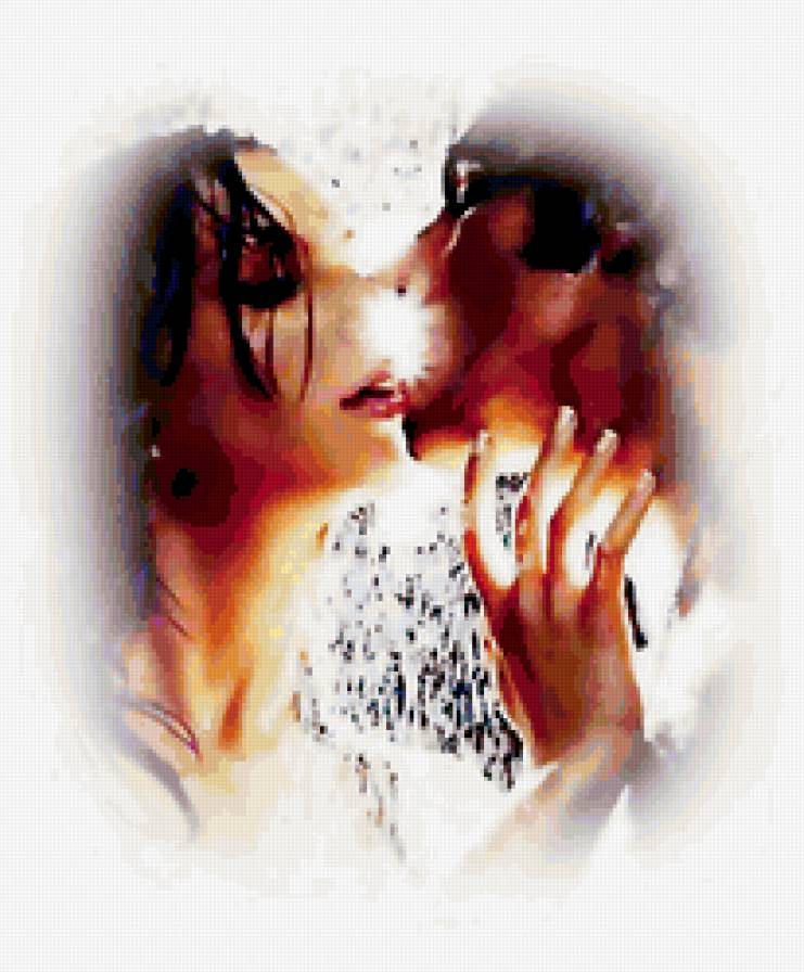 Эмоции - пара, поцелуй, девушка, мужчина..., любовь - предпросмотр