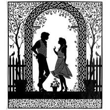 Схема вышивки «парочка»